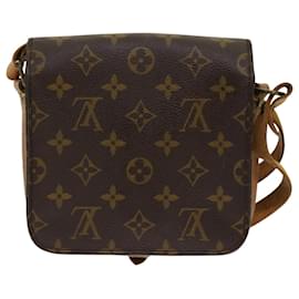 Louis Vuitton-LOUIS VUITTON Monogram Cartouchiere PM Shoulder Bag M51254 LV Auth 62387-Monogram