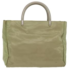 Prada-PRADA Hand Bag Nylon Beige Auth 62358-Beige