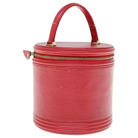 Louis Vuitton-LOUIS VUITTON Epi Cannes Hand Bag Red M48037 LV Auth bs10976-Red