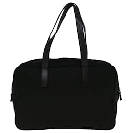 Prada-PRADA Shoulder Bag Nylon Black Auth fm2931-Black