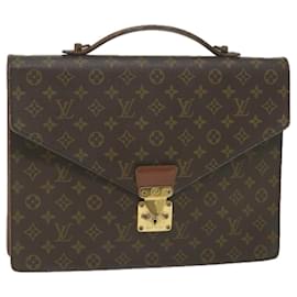 Louis Vuitton-Bolsa Bandouliere LOUIS VUITTON Monogram Porte Documents M53338 LV Auth bs10030-Monograma