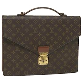 Louis Vuitton-LOUIS VUITTON Monogram Porte Documents Bandouliere Bag M53338 LV Auth bs10030-Monogramm