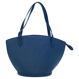 Louis Vuitton-LOUIS VUITTON Epi Saint Jacques Shopping Shoulder Bag Blue M52275 LV Auth yk8804-Blue