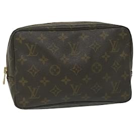 Louis Vuitton-Louis Vuitton Monogram Trousse Toilette 23 Bolsa de Embreagem M47524 LV Auth bs8780-Monograma