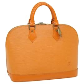 Louis Vuitton-LOUIS VUITTON Epi Alma Hand Bag Orange Mandarin M5214H LV Auth 57008-Other,Orange