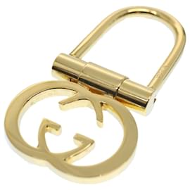 Gucci-GUCCI Interlocking Key Ring metal Gold Tone Auth ac2581-Other