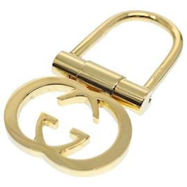 Gucci-GUCCI Interlocking Key Ring metal Gold Tone Auth ac2581-Other