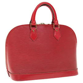 Louis Vuitton-LOUIS VUITTON Epi Alma Hand Bag Castilian Red M52147 LV Auth 64855-Other
