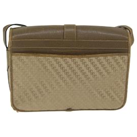 Gucci-GUCCI Shoulder Bag Canvas Brown Auth ti1456-Brown
