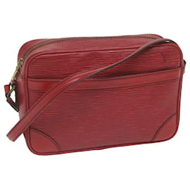 Louis Vuitton-LOUIS VUITTON Epi Trocadero 23 Bolsa de ombro vermelha M52307 LV Auth fm3007-Vermelho