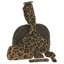 Louis Vuitton-LOUIS VUITTON Monogram Leopard Azzedine Alaia Alma Bolso de mano M99032 autenticación 62350UNA-Monograma