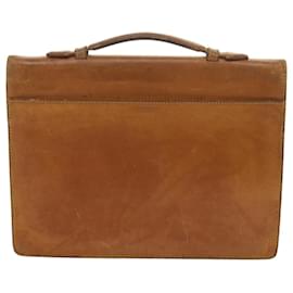 Louis Vuitton-LOUIS VUITTON Nomad Leather Serviette Kourad Business Bag Beige LV Auth bs10773-Beige