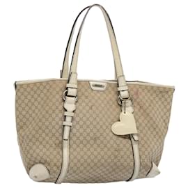 Céline-Sacola de lona de macadame CELINE Auth bege 62341-Bege