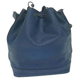Louis Vuitton-LOUIS VUITTON Epi Noe Shoulder Bag Blue M44005 LV Auth 62299-Blue