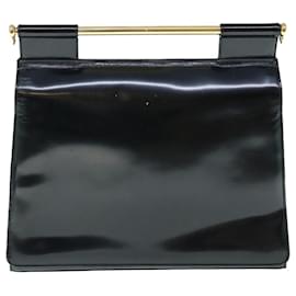 Gucci-GUCCI Shoulder Bag Patent Leather Black 001 1119 1731 auth 62591-Black