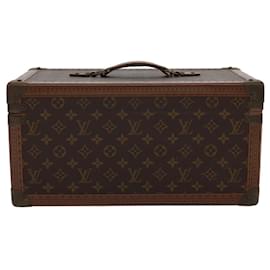 Louis Vuitton-LOUIS VUITTON Monogram Boite Buteil Hand Bag Vanity Vintage M21822 Auth am1389ga-Monogram