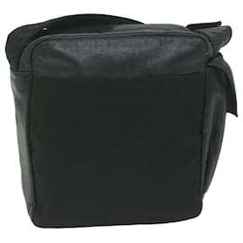 Prada-PRADA Shoulder Bag Leather nylon Black Auth ep2668-Black