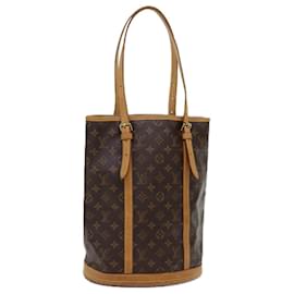 Louis Vuitton-LOUIS VUITTON Monogram Bucket GM Shoulder Bag M42236 LV Auth 62601-Monogram