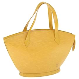 Louis Vuitton-Bolsa de mão LOUIS VUITTON Epi Saint Jacques Amarelo M52279 Autenticação de LV 62940-Amarelo
