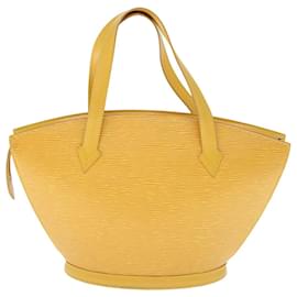 Louis Vuitton-Bolsa de mão LOUIS VUITTON Epi Saint Jacques Amarelo M52279 Autenticação de LV 62940-Amarelo