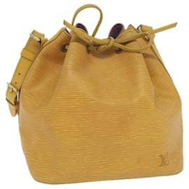Louis Vuitton-LOUIS VUITTON Epi Petit Noe Bolso de hombro Tassili Amarillo M44109 LV Auth 62813-Otro