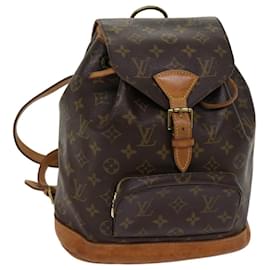 Louis Vuitton-LOUIS VUITTON Monogram Montsouris MM Backpack M51136 LV Auth 62906-Monogram