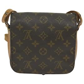 Louis Vuitton-LOUIS VUITTON Monogram Cartouchiere PM Shoulder Bag M51254 LV Auth 63226-Monogram