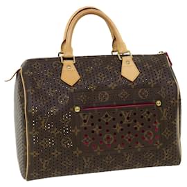 Louis Vuitton-LOUIS VUITTON Monogram Perfo Speedy 30 Hand Bag M95180 LV Auth 35537A-Monogram