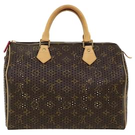 Louis Vuitton-LOUIS VUITTON Monogram Perfo Speedy 30 Hand Bag M95180 LV Auth 35537A-Monogram