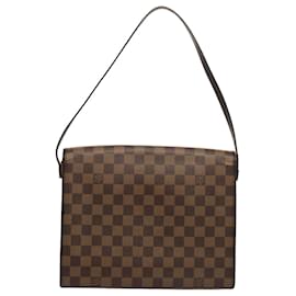Louis Vuitton-LOUIS VUITTON Damier Ebene Tribeca Carre Shoulder Bag N51161 LV Auth rd5855-Other