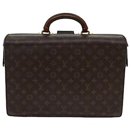 Louis Vuitton-LOUIS VUITTON Monograma Serviette Fermoir Business Bag M53305 LV Auth bs11325-Monograma