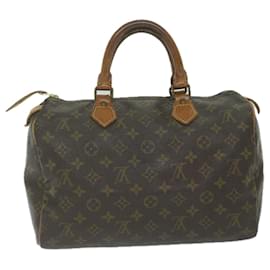 Louis Vuitton-Louis Vuitton Monogram Speedy 30 Hand Bag M41526 LV Auth 63263-Monogram