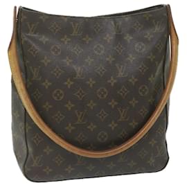 Louis Vuitton-LOUIS VUITTON Monogram Looping GM Shoulder Bag M51145 LV Auth 62917-Monogram