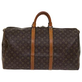 Louis Vuitton-Louis Vuitton-Monogramm Keepall 55 Boston Bag M.41424 LV Auth am5372-Monogramm