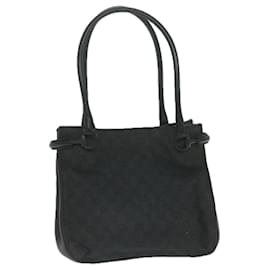 Gucci-bolsa de ombro gucci GG lona preta 101971 Autenticação11450-Preto