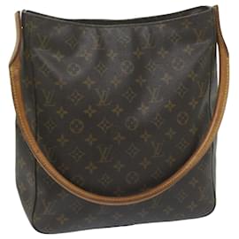 Louis Vuitton-LOUIS VUITTON Monogram Looping GM Shoulder Bag M51145 LV Auth 63748-Monogram