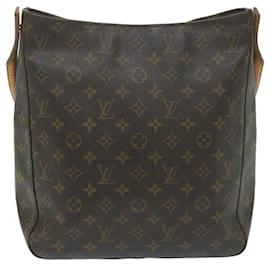 Louis Vuitton-Bolsa de ombro M LOUIS VUITTON Monogram Looping GM51145 Autenticação de LV 63748-Monograma