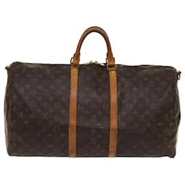 Louis Vuitton-Louis Vuitton Monogram Keepall Bandouliere 55 Boston Bag M.41414 LV Auth bs11334-Monogramm