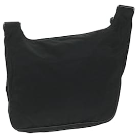 Prada-PRADA Shoulder Bag Nylon Black Auth 62908-Black