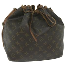 Louis Vuitton-LOUIS VUITTON Monogram Petit Noe Shoulder Bag M42226 LV Auth 62304-Monogram