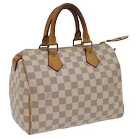 Louis Vuitton-Louis Vuitton Damier Azur Speedy 25 Hand Bag N41534 Auth LV 63377-Autre