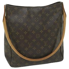 Louis Vuitton-LOUIS VUITTON Monogram Looping GM Shoulder Bag M51145 LV Auth 63334-Monogram