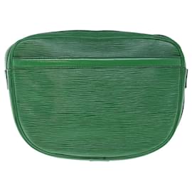 Louis Vuitton-LOUIS VUITTON Epi Jeune Fille MM Bolsa de Ombro Verde M52154 Autenticação de LV 63298-Verde