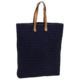 Hermès-HERMES Amedabadiego GM Tote Bag Coton Violet Auth 63546-Violet