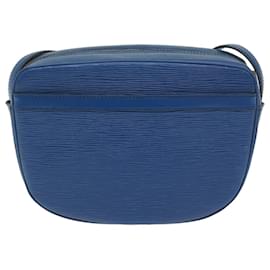 Louis Vuitton-LOUIS VUITTON Epi June Feuille Bolso de hombro Azul M52155 LV Auth 63938-Azul