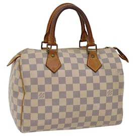 Louis Vuitton-Louis Vuitton Damier Azur Speedy 25 Hand Bag N41534 Auth LV 63969-Autre