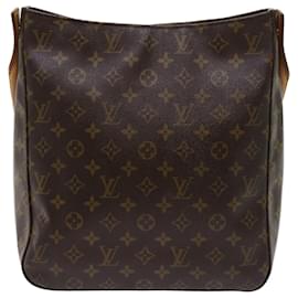 Louis Vuitton-LOUIS VUITTON Monogram Looping GM Shoulder Bag M51145 LV Auth 63519-Monogram