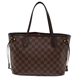 Louis Vuitton-LOUIS VUITTON Damier Ebene Neverfull PM Tote Bag N51109 LV Auth 62898A-Other