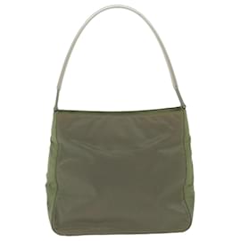 Prada-PRADA Shoulder Bag Nylon Khaki Auth ar11109-Khaki