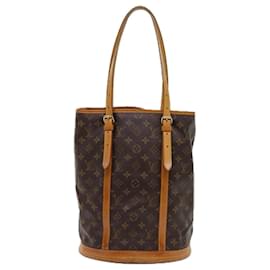 Louis Vuitton-LOUIS VUITTON Monogram Bucket GM Shoulder Bag M42236 LV Auth 62600-Monogram